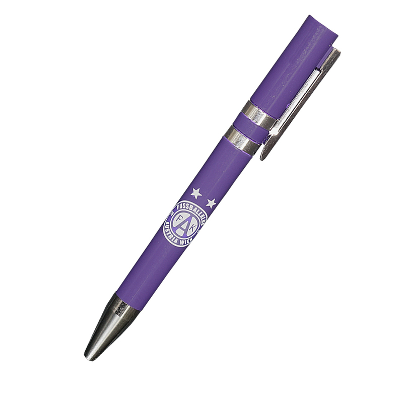 Kugelschreiber violett / silber